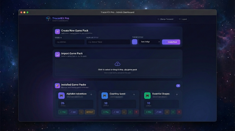 TracerKit Pro - Premium Admin Dashboard